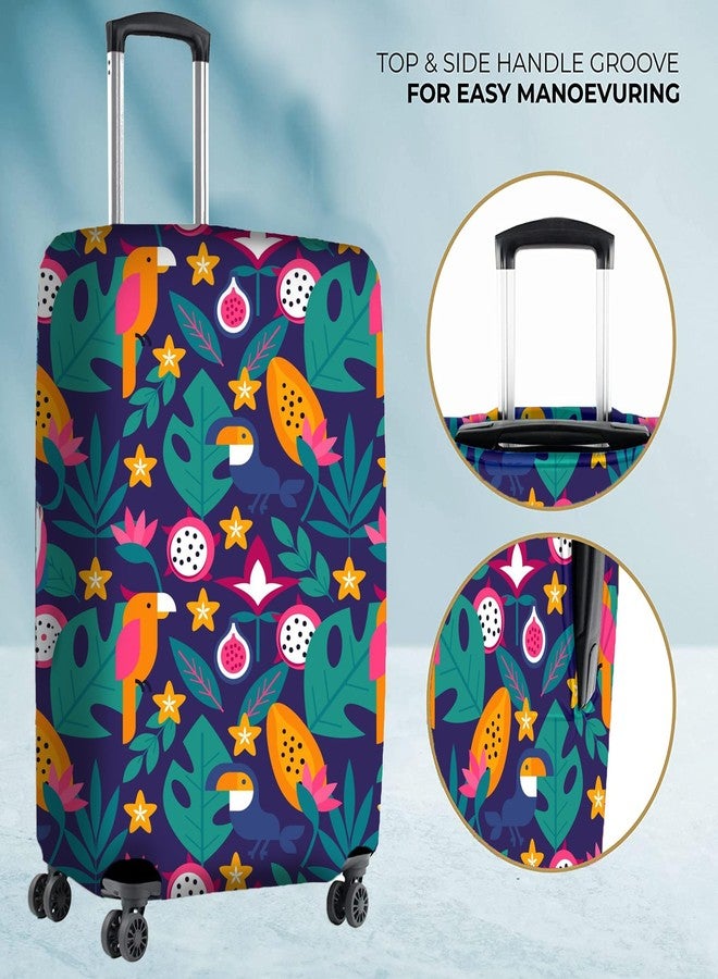 Nasher Miles Polyester 55 (20 Inch) Small Protective Luggage Cover - Feather - Image 3